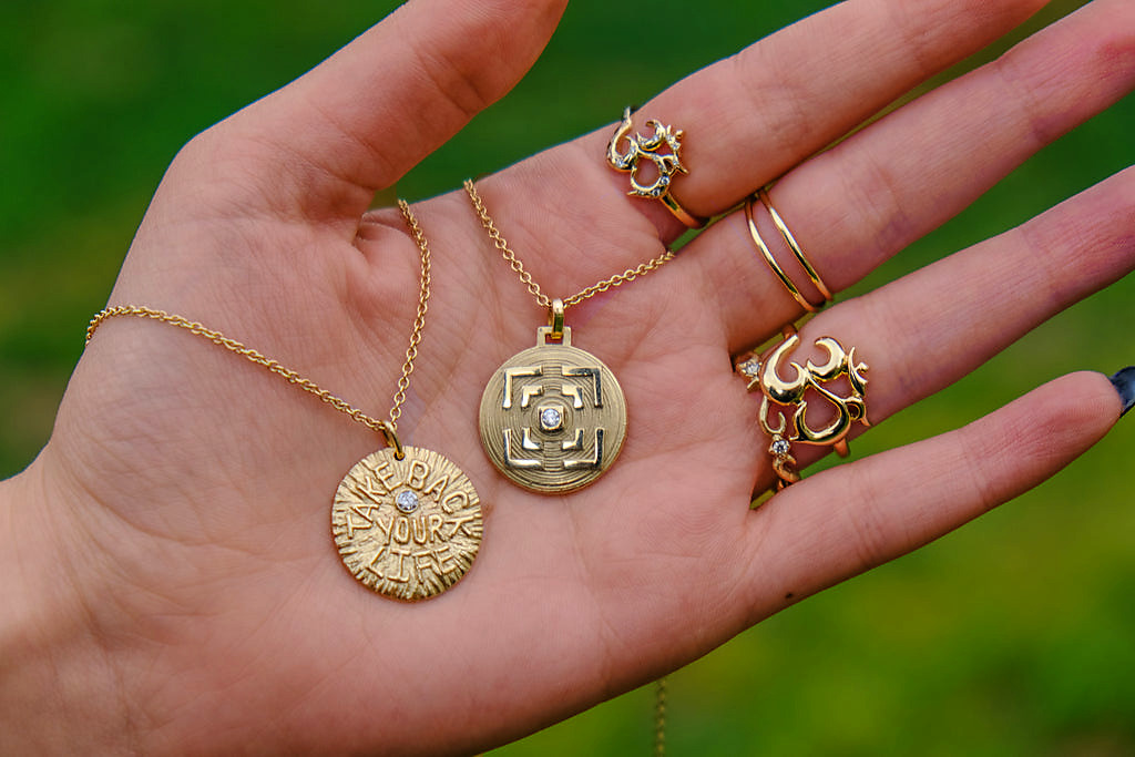 Solid gold jewelry collection Los Angeles